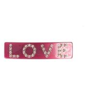 Love Hair Clip Large Berry