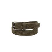 Green Manzini Montecristo Belt Elastic Knit Tilbehør