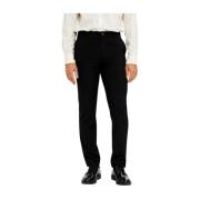 Sort Plain Oscar 285 Trousers Bukser