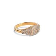 Elegant Sparkling Mary Ring