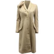 Pre-owned Beige kasjmir Alexander McQueen Coat