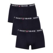 3-Pack Trunks, Blåavy, Sporty Stil