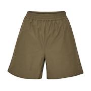 Korte shorts med elastisk linning