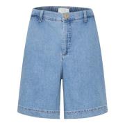 Avslappede Jeans Shorts