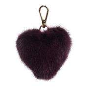 Mink Heart Plum Veske Tilbehør