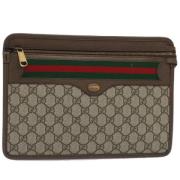 Pre-owned Grå lerret Gucci Ophidia