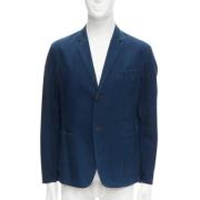 Pre-owned Blå Denim Prada Blazer