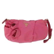 Pre-owned Rosa stoff Prada Clutch