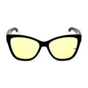 Stilige Mattsvarte Solbriller