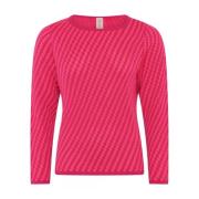 Spesiell Rutete Pullover Bluse