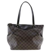 Pre-owned Brunt lerret Louis Vuitton Westminster