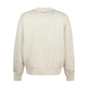 Logo Sweatshirt i Beige