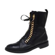 Pre-owned Svart skinn Casadei stovler