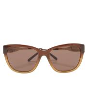 Pre-owned Brown Acetate Burberry solbriller