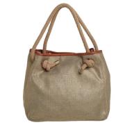 Pre-owned Beige lerret Michael Kors Tote