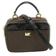 Pre-owned Brunt skinn Michael Kors veske