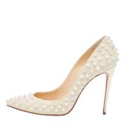 Pre-owned Beige skinn Christian Louboutin haeler