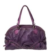 Pre-owned Lilla skinn Moschino veske