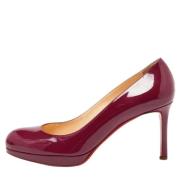 Pre-owned Lilla skinn Christian Louboutin haeler