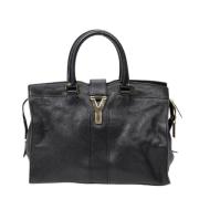 Pre-owned Svart skinn Yves Saint Laurent Tote