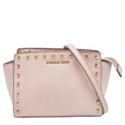 Pre-owned Rosa skinn Michael Kors Crossbody Bag