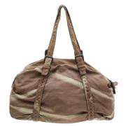 Pre-owned Beige Laer Bottega Veneta veske