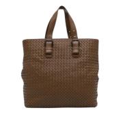 Pre-owned Brunt skinn Bottega Veneta Tote