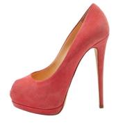 Pre-owned Rosa semsket skinn Giuseppe Zanotti haeler