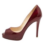 Pre-owned Rodt skinn Christian Louboutin haeler