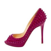 Pre-owned Rosa skinn Christian Louboutin haeler