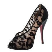 Pre-owned Svarte blonder Christian Louboutin haeler