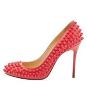 Pre-owned Rosa skinn Christian Louboutin haeler