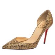 Pre-owned Gullstoff Christian Louboutin haeler