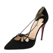 Pre-owned Svart semsket skinn Christian Louboutin haeler