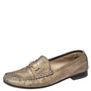 Pre-owned Flerfarget skinn Gucci Flats