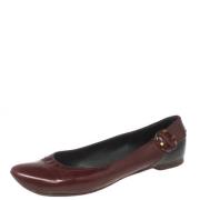 Pre-owned Burgunder skinn Marc Jacob Flats