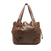 Pre-owned Brunt skinn Loewe Tote