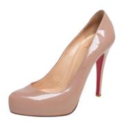 Pre-owned Beige skinn Christian Louboutin haeler