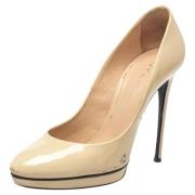 Pre-owned Beige skinn Casadei haeler