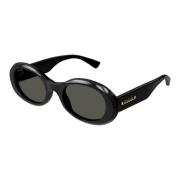 Svarte solbriller med originale tilbehør