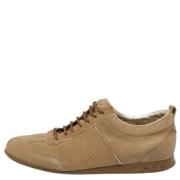 Pre-owned Beige semsket skinn Louis Vuitton joggesko