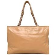 Pre-owned Beige skinn Bottega Veneta skulderveske