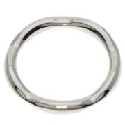 Pre-owned Solv Platinum Chanel Ring