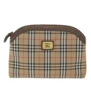 Pre-owned Brunt stoff Burberry Clutch