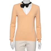 Pre-owned Oransje strikket Moschino genser