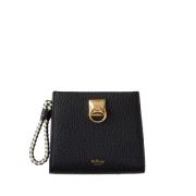 Iris Coin Zip Around Clutch, Svart