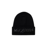 Svart stoff Alexander McQueen Hat