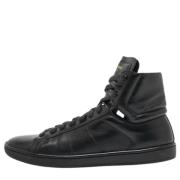 Pre-owned Svart skinn Yves Saint Laurent joggesko