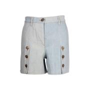 Pre-owned Bla bomull Chanel shorts