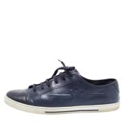 Pre-owned Navy Leather Louis Vuitton joggesko